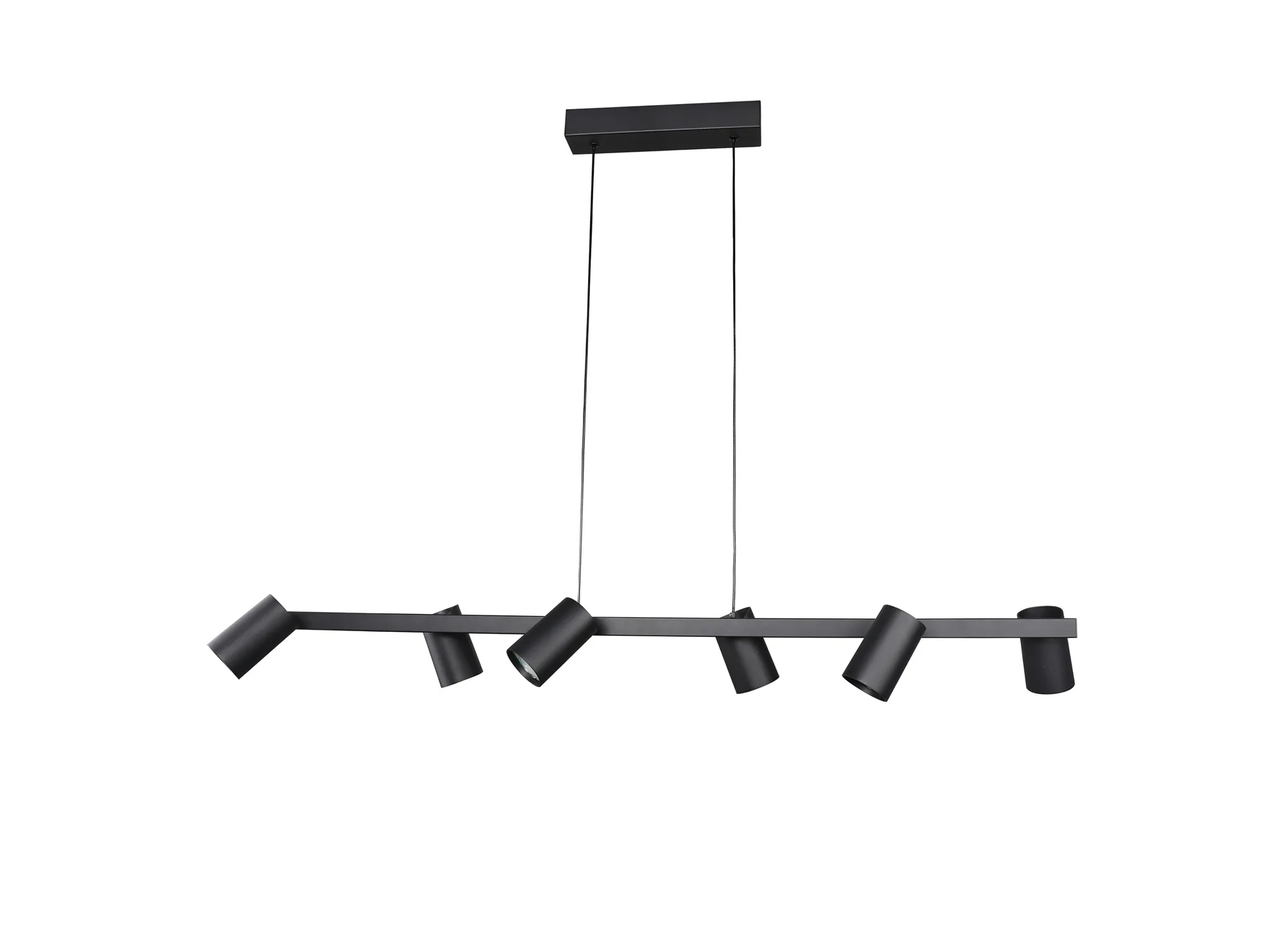 M8298  Sal 1 Light Linear Pendant Spotlight Matt Black